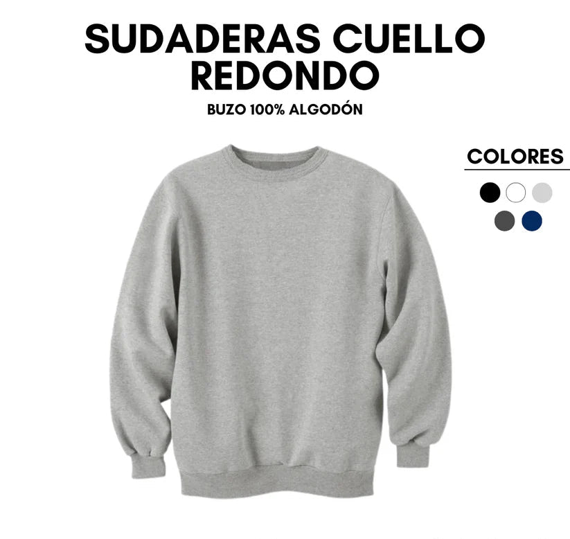 Sudadera Cuello Redondo