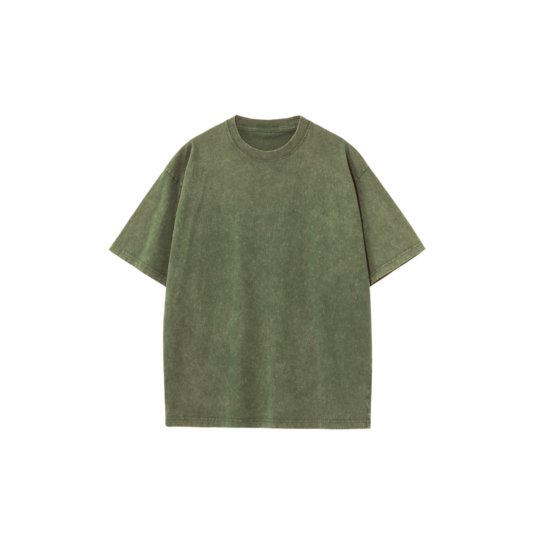 Camiseta Oversize Washed - 230 gramos