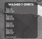 Camiseta Oversize Washed - 230 gramos