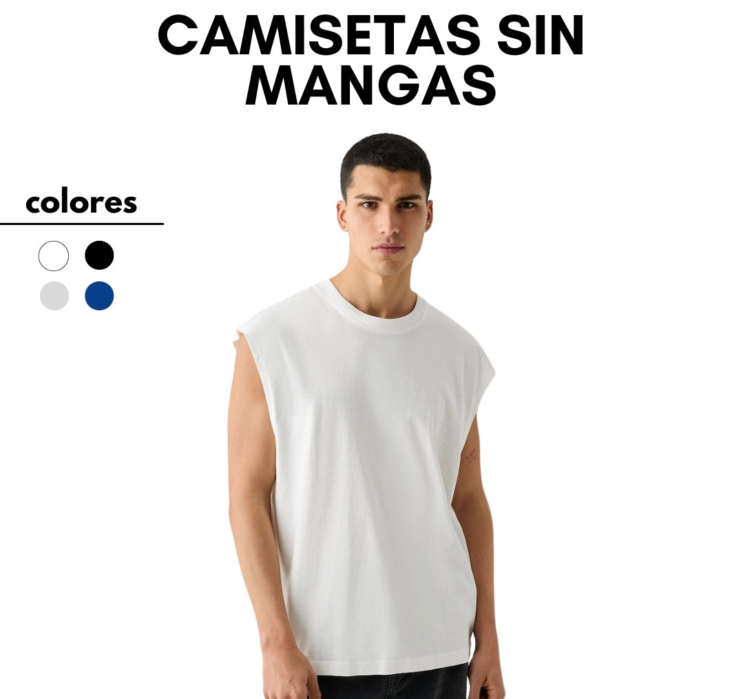 Camiseta Sin Mangas Oversize