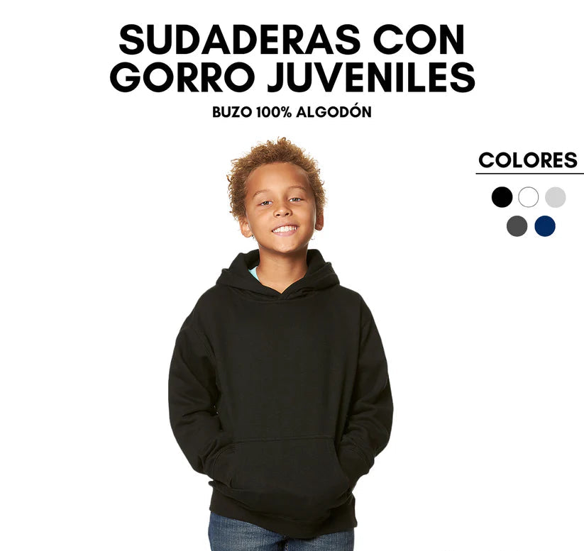 Sudadera con Gorro Juvenil